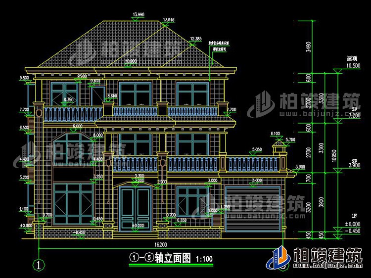 正立面图